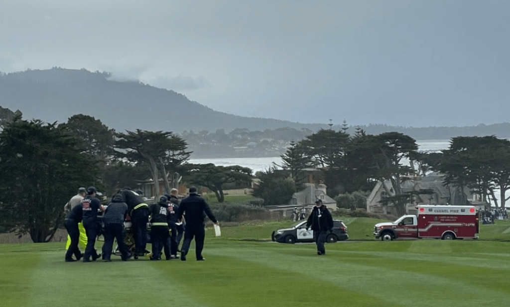 Caddie Suddenly Collapses After Suffering Medical Emergency During AT&T Pebble Beach ProAm